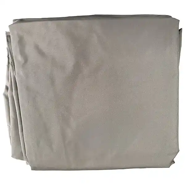 Satisfait Ou Remboursé Toile pour parasol droit HAPUNA rond 3,30m de diamètre taupe HAPPY GARDEN