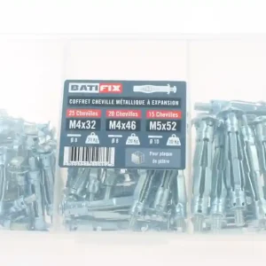Promotion Coffret chevilles métalliques à expansion BATIFIX