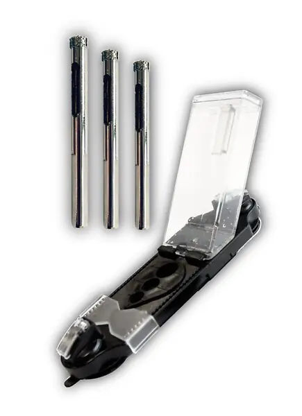 Livraison Express Lot de 3 trépans diamantés Classic - 6/8/10mm LEMAN