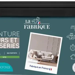 Affaire À Saisir Peinture mur et boiserie Turquoise satin 2,5 l - LA FABRIQUE