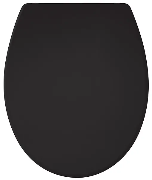 Abattant WC frein de chute Presto - Noir - Thermodur GELCO Réduction