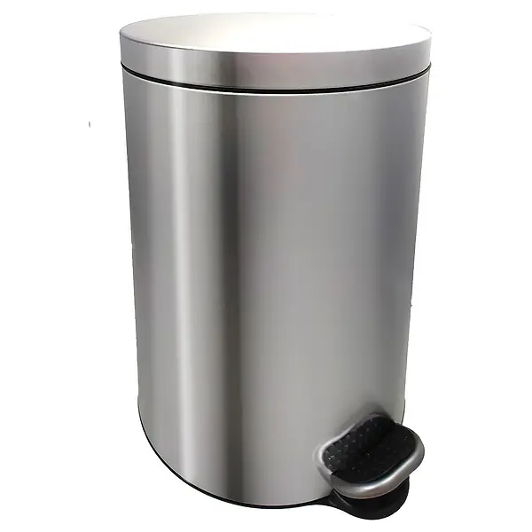Poubelle pedale ronde 20l inox FRANDIS Satisfait Ou Remboursé