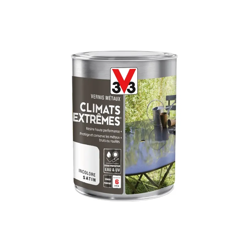 Vernis métaux Climats extrêmes® incolore satin 250 ml - V33 Acheter En Ligne