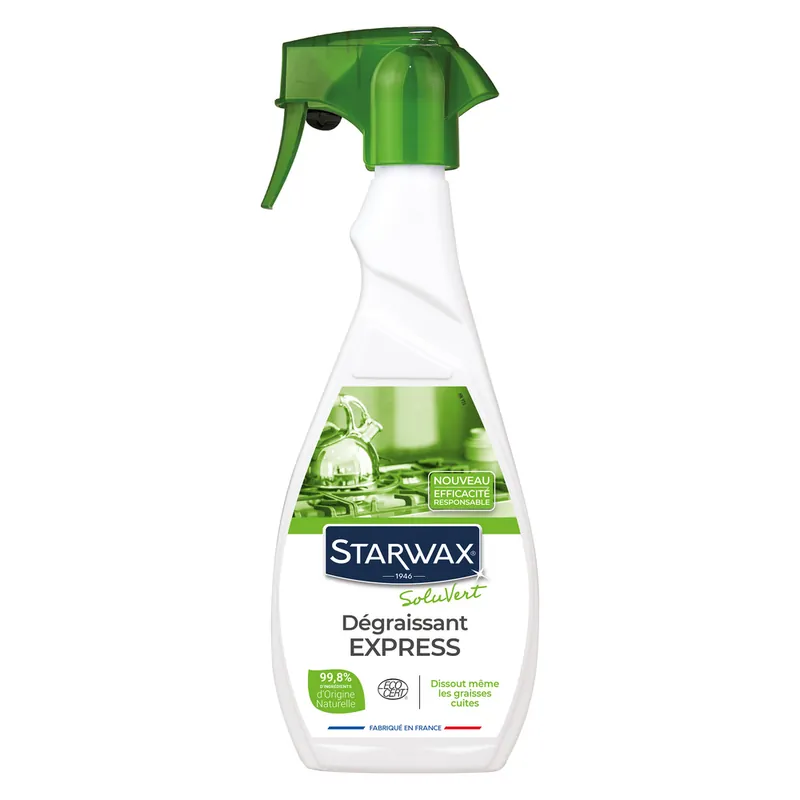 Dégraissant express pour cuisine 500 ml - SOLUVERT Nouveauté