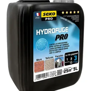 Promotion Saisonnière Hydrofuge 5L - Professionnel - Surfaces extérieures SEKO
