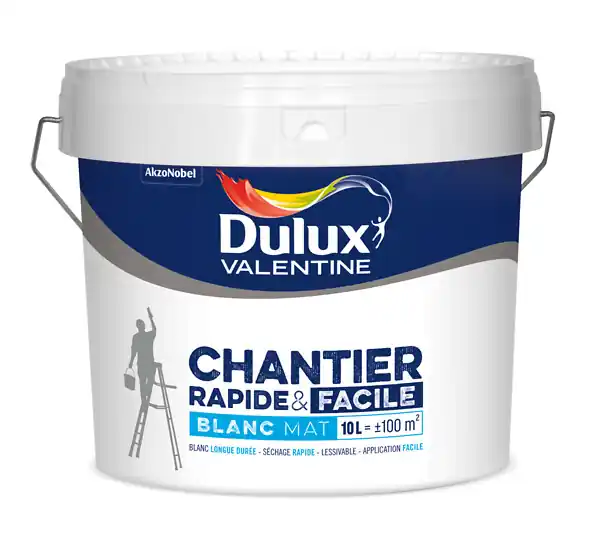 Peinture série spécial - Blanc - Mat - 10L DULUX VALENTINE Pas Cher