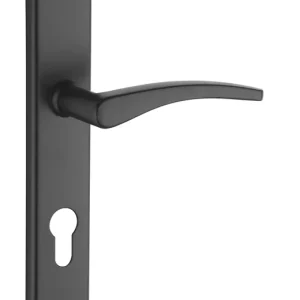 Poignées de porte sur plaques à cylindre VESTA noir entraxe 195 mm THIRARD Soldes