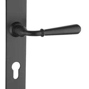 Nouveauté Poignées de porte sur plaques à cylindre CHARON noir THIRARD