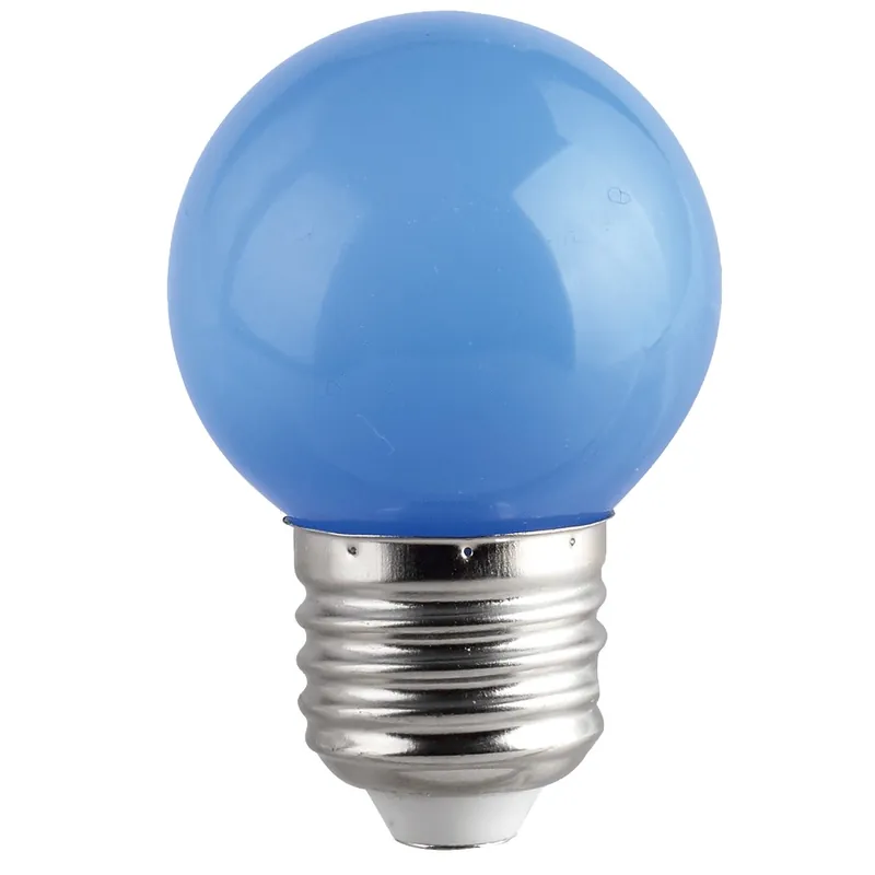 Ampoule LED G45 E27 1W=30W bleue FOX LIGHT Achetez Aujourd'hui