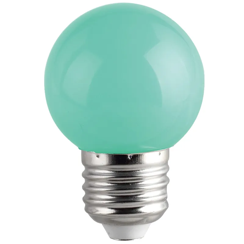 Expédié Aujourd'hui Ampoule LED G45 E27 1W=30W verte FOX LIGHT