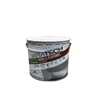 Seulement Aujourd'hui Peinture intérieure - Blanc satin velouté 10L VARIATECH