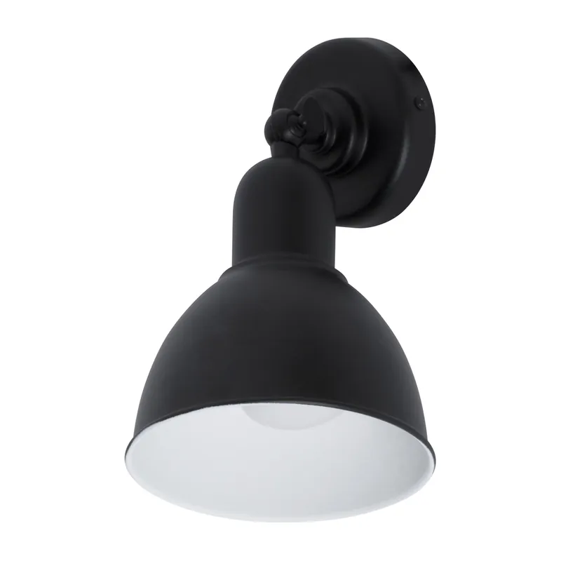 Applique industrielle pour salle de bains LEWIS noir GU10 IP 44 - COREP Super Prix