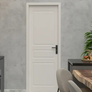 Bon Marché Bloc-porte postformé 3 panneaux H.204 x l.73 cm prépeint poussant gauche - SMIS