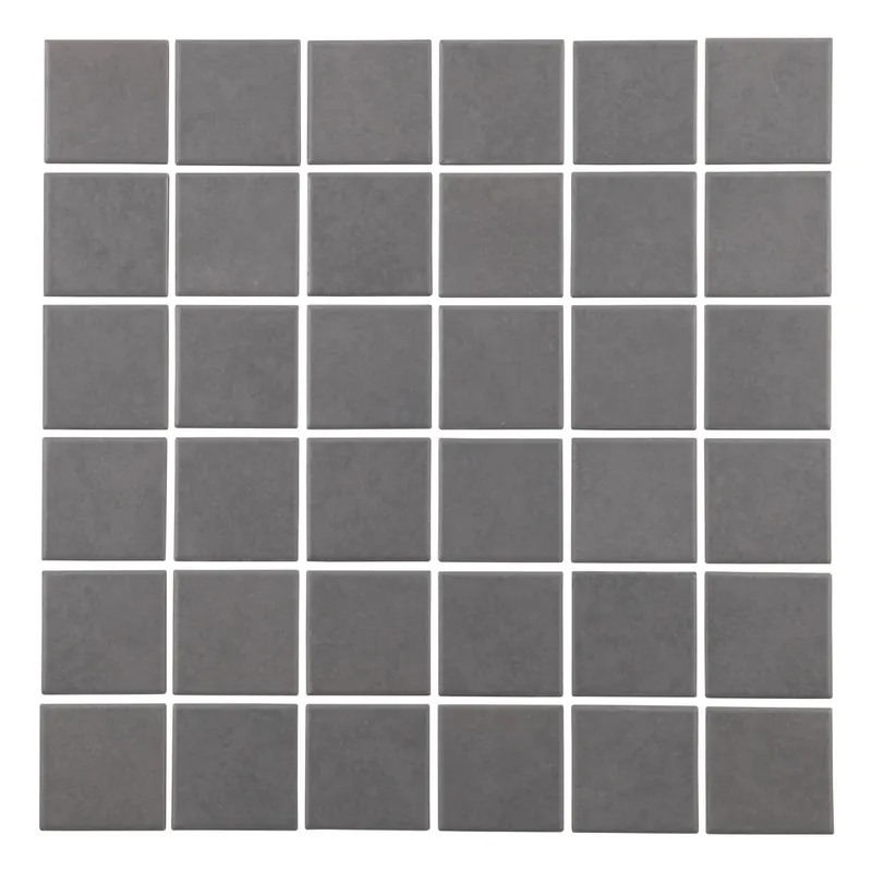 Mosaïque sol/mur intérieur antidérapante gris moyen OPALE 30 x 30 cm SAS MAT INTER Dernier Modèle