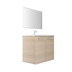 Achetez Aujourd'hui Set de 2 portes en MDF mélaminé - Bois clair - l40xH70cm VIF
