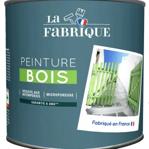 Promotion Saisonnière Peinture spéciale bois vert bouteille satin 500 ml LA FABRIQUE