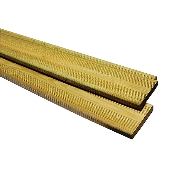 Planche terrasse Pin du nord traité - L.2,40mxl.120mm DEBARGE Prix Réduit
