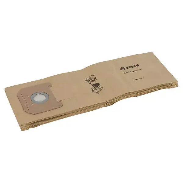 Meilleur Prix Lot de 5 sacs d‘aspirateur BOSCH 2607432035 - Papier - Pour GAS 35