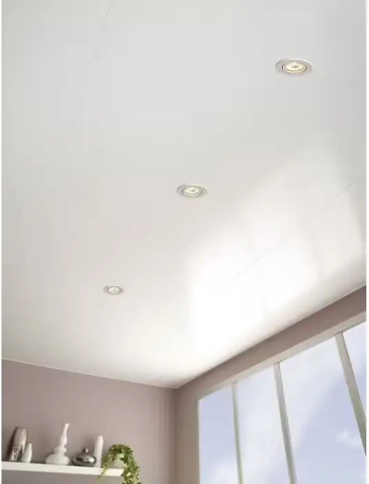 Lambris Exatop blanc brillant - 8 x 375 x 4000 mm - GROSFILLEX Bon Plan
