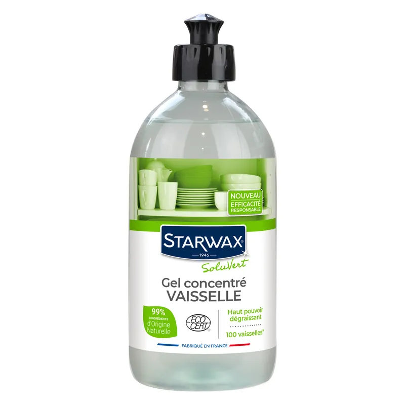 Paiement Sécurisé Gel vaisselle 500 ml - SOLUVERT
