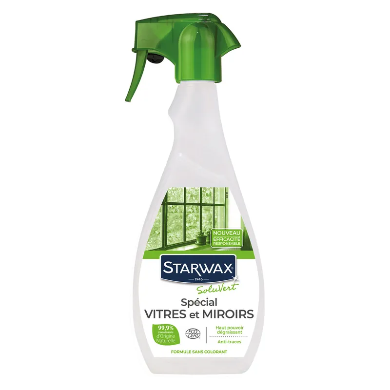 Jusqu'à Épuisement Des Stocks Nettoyant vitre et miroir 500 ml - SOLUVERT