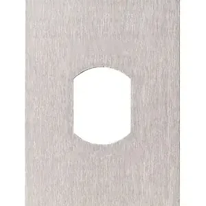 Plaque inox 40x100mm T25 avec 2 vis antivandales - HERACLES - PCA-PL40PP Expédié Aujourd'hui