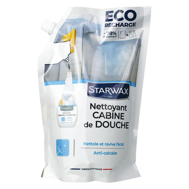 Recharge nettoyant douche 1l STARWAX Vente Directe
