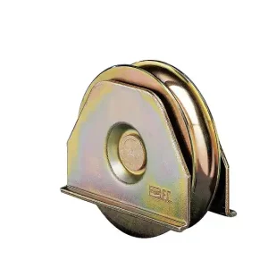 Prix Bas Roue avec plaque gorge V 100mm - FRATELLI COMUNELLO - 330V-100 FAAC COMUNELLO