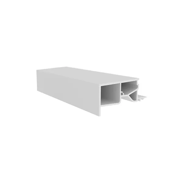 Pas Cher Tapée d‘isolation PVC 40mm blanc - 3ml QUADROFORM