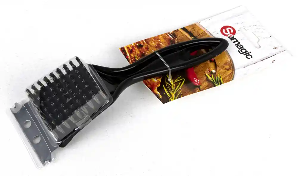 Prix Réduit Brosse avec grattoir pour grille de barbecue SOMAGIC
