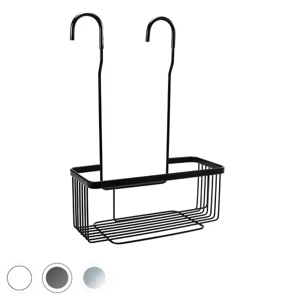 Offre Limitée Etagère de douche à suspension, noire DEBLANCH