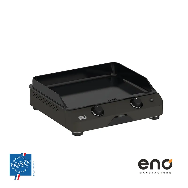 Plancha à gaz 2 brûleurs Fusion 60 ENO Petit Prix