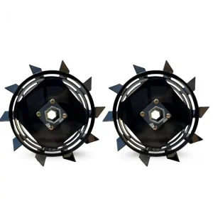 Achat Immédiat Paire de roues métalliques 4.00-8 axe 32 mm pour motoculteur toute marque – DAEWOO DAACC-116-32