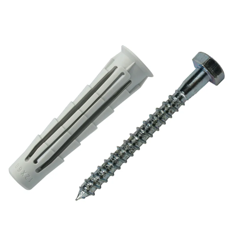 Chevilles nylon Nordtech 12 x 60 mm avec vis tirefond 8 x 70 mm par 2 RED HEAD Offre Limitée