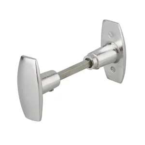 Marque Bouton de porte double aluminium poli THIRARD