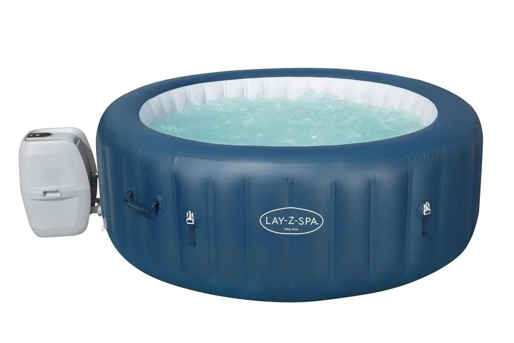 Vente Flash Spa gonflable rond MILAN Ø 146 cm hauteur 71 cm 4 à 6 personnes - BESTWAY