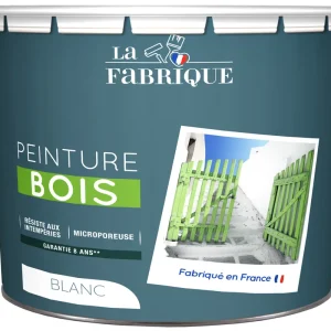 Vente Flash Peinture spéciale bois blanc satin 10 l LA FABRIQUE