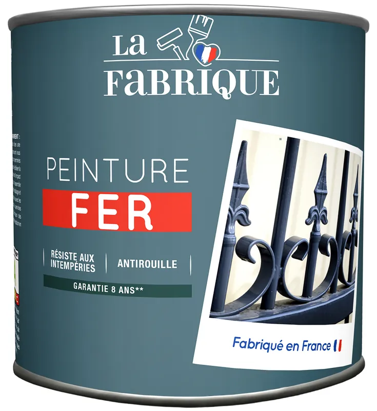 Dernière Chance Peinture spéciale fer blanc perle brillant 500 ml LA FABRIQUE