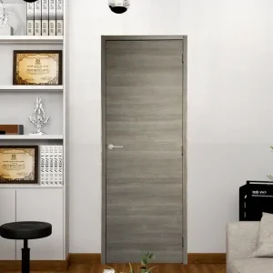 Porte coulissante postformée décor mélaminé ORME H.204 x l.83 cm SMIS Certifié