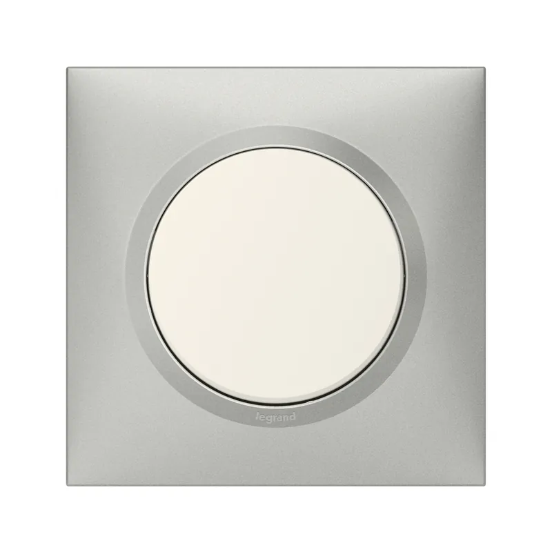 Soldes Plaque carrée 1 poste aluminium Dooxie LEGRAND