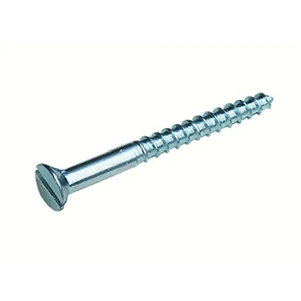 vis a bois tête fendue acier zingué 4x40mm Vente Directe