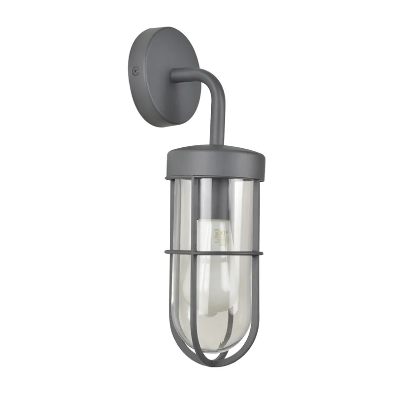 Meilleur Prix Applique extérieur E27 Comporta anthracite IP44 25W - COREP