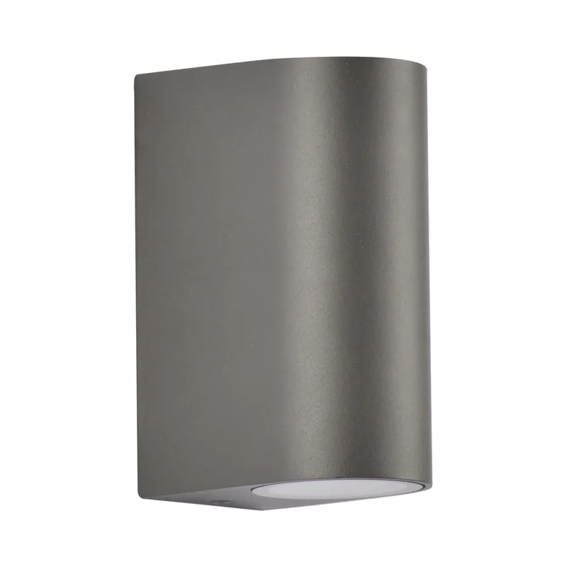 Meilleur Prix Applique extérieur 2 lumières GU10 William anthracite IP44 2x35W - COREP