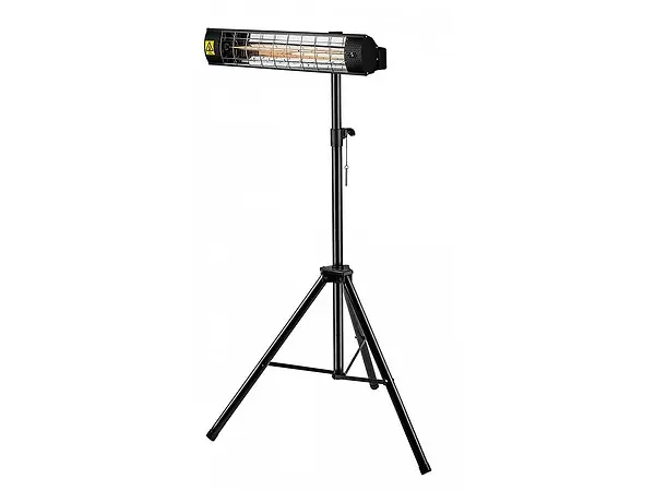 Petit Prix Trépied pour Radiateur électrique - 1.1-1.8 m - Noir HABITAT ET JARDIN