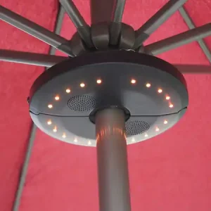 Eclairage de jardin "Umbrella" pour parasol - Enceinte arceau HABITAT ET JARDIN Expédition Rapide