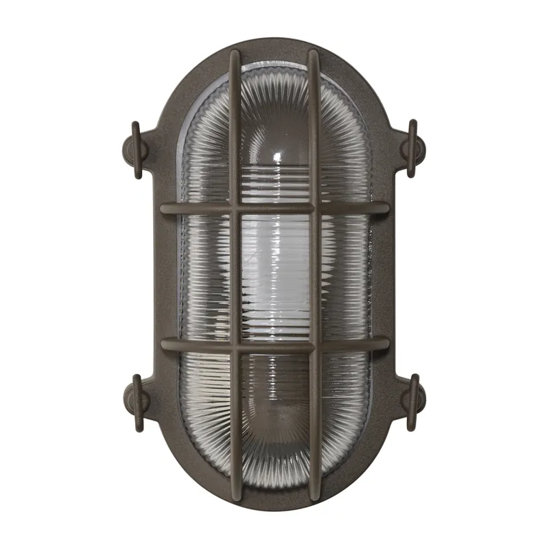 Prix Réduit Applique extérieur hublot E27 Achab rouille IP44 60W - COREP