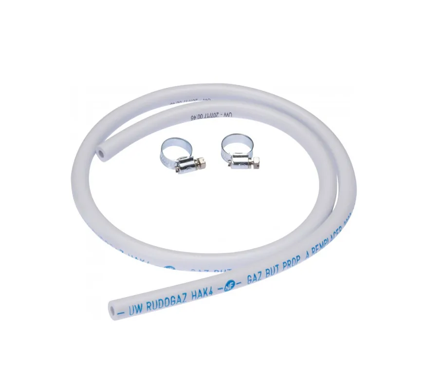 Petit Prix Tube souple pour gaz butane / propane avec 2 colliers 1 m validité 5 ans HOME-GAZ