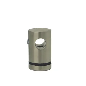 Prix Bas Supports verre synthétique inox - Lot de 4 KORDO