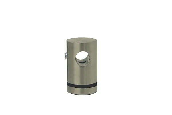 Prix Bas Supports verre synthétique inox - Lot de 4 KORDO