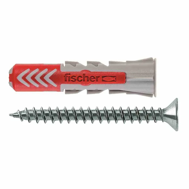 Offre Exclusive Chevilles tous matériaux DuoPower 8 x 40 DIY avec vis par 50 FISCHER